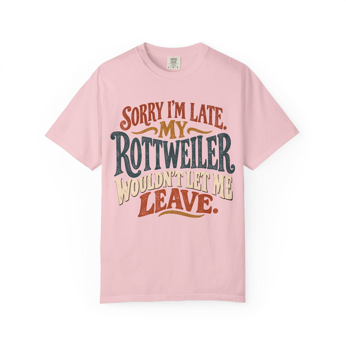 Rottweiler Won't Leave T-Shirt