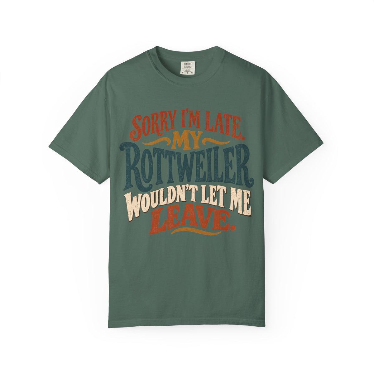 Rottweiler Won't Leave T-Shirt