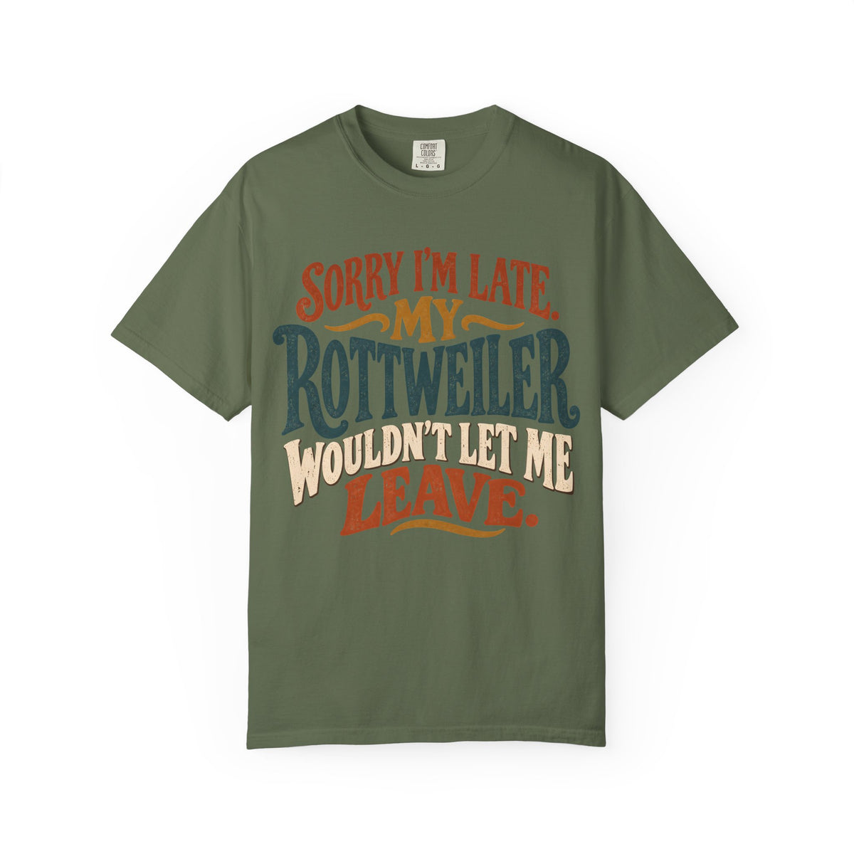 Rottweiler Won't Leave T-Shirt