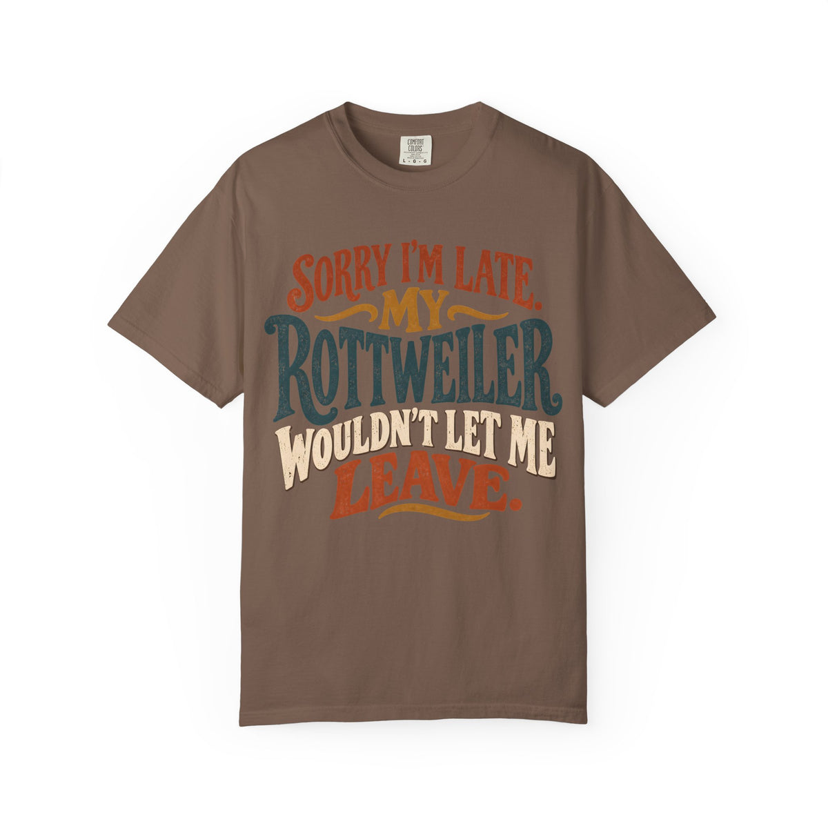 Rottweiler Won't Leave T-Shirt
