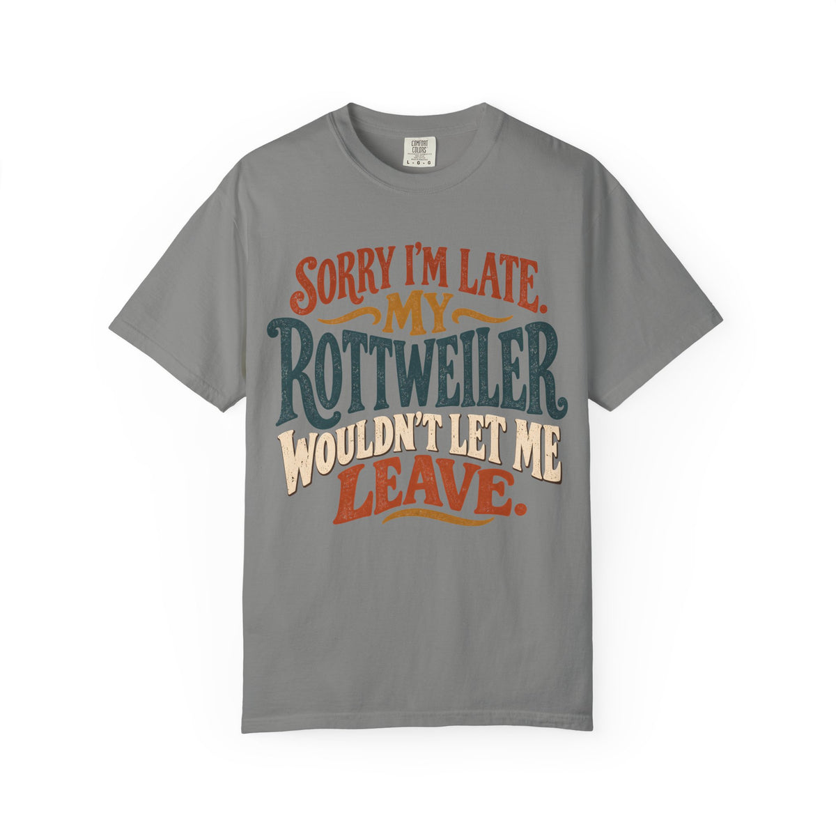 Rottweiler Won't Leave T-Shirt